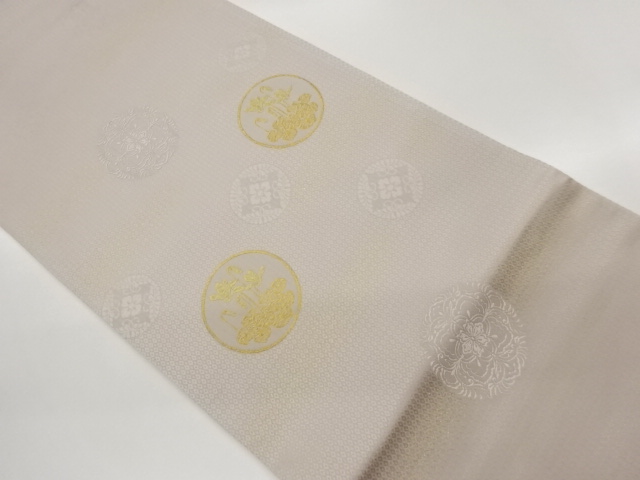 JAPANESE FUKURO OBI / WOVEN TRADITIONAL PATTERN